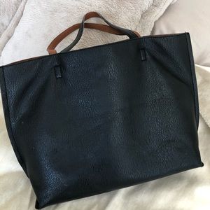 Faux Leather Reversible Bag